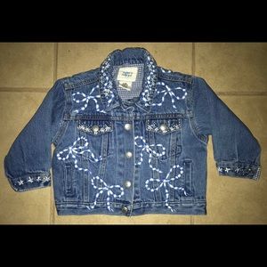 Baby Gap Long Sleeve Infant Denim Jacket Sz 12-24M